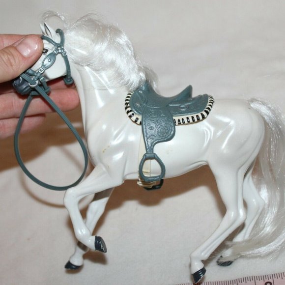 Vintage Grand Champion Lot of 2 Plastic Horses Bla - Picture 5 of 7